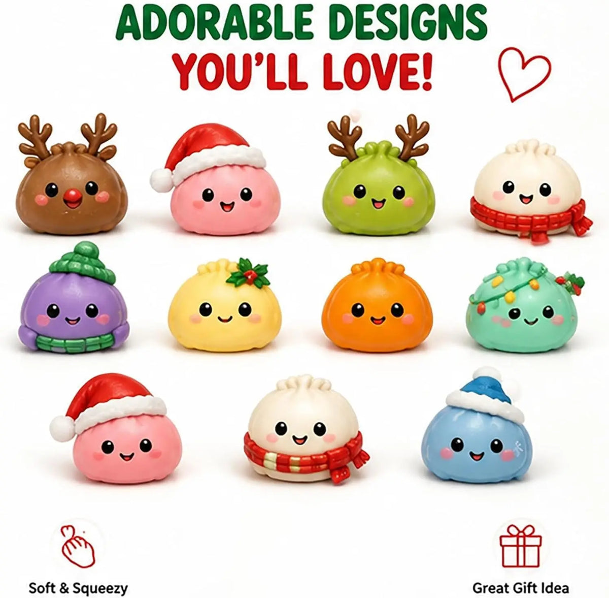 Christmas Squishy Advent Calendar 2026 — Fidget Countdown Surprises