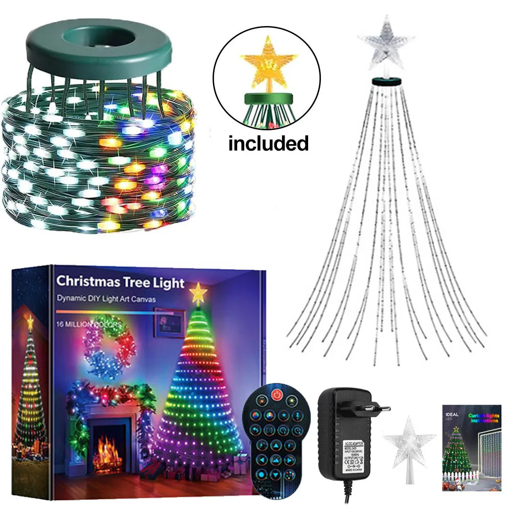 Star Light Tree Lights  — App-Controlled RGB Music Sync