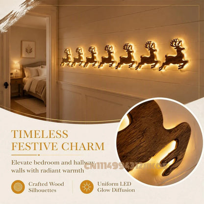 Jollytime™ Wall Décor 🎅🦌 — Bring Santa’s Sleigh to Life