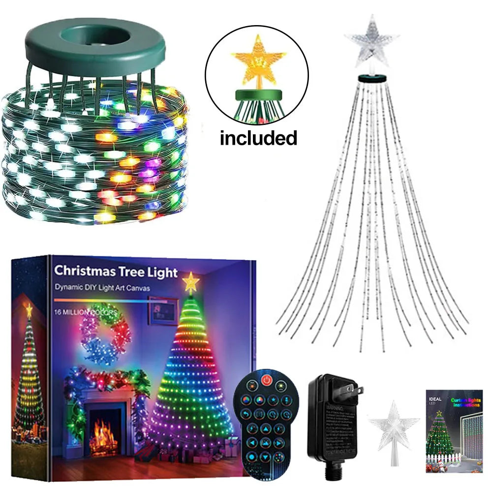 Star Light Tree Lights  — App-Controlled RGB Music Sync