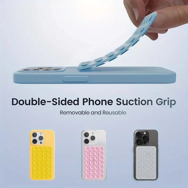 Gripman Silicone Phone Holder — Stick Anywhere, Hands-Free Always