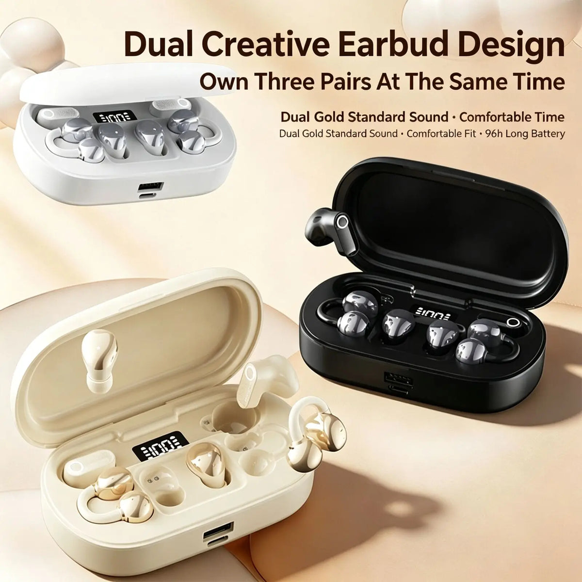 SoundBuds 3-in-1 — Wireless Earbuds with Built-In Power Bank