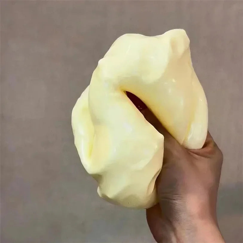 Squishy Cheese Stress Ball — Giant Slow-Rise Foam Toy