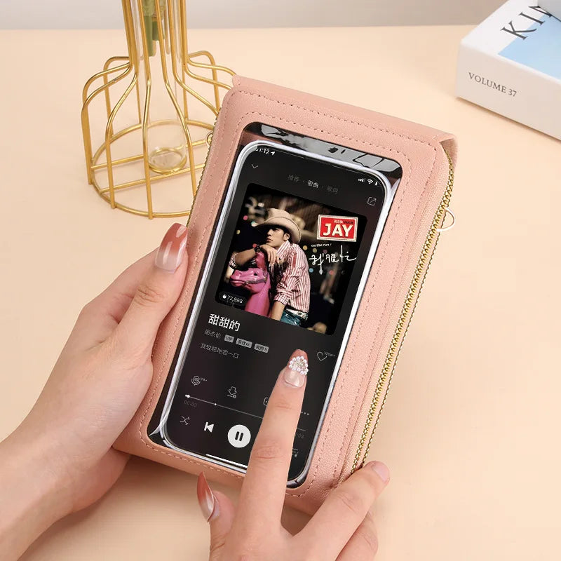 SlimCarry Phone Wallet  — Touchscreen-Friendly Convenience