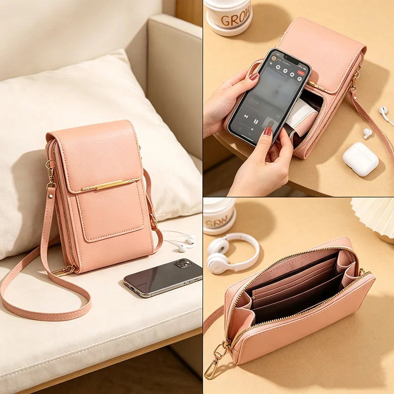 SlimCarry Phone Wallet  — Touchscreen-Friendly Convenience