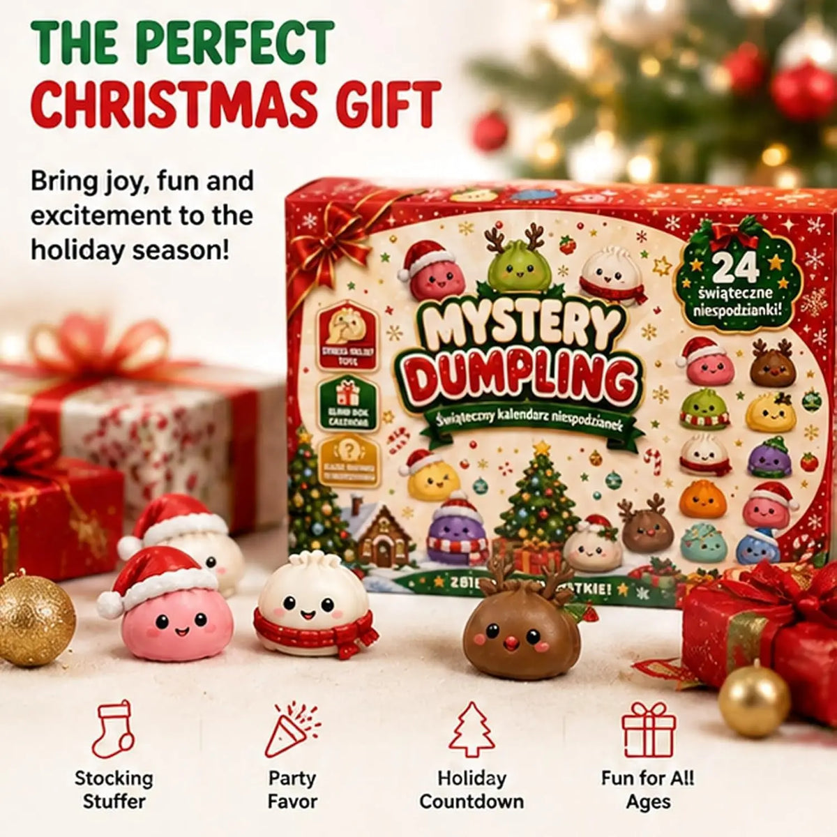 Christmas Squishy Advent Calendar 2026 — Fidget Countdown Surprises