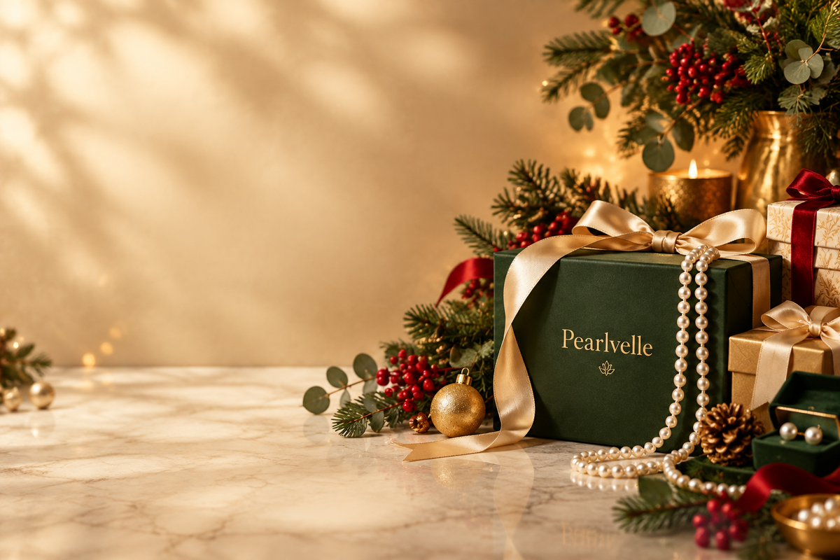 Pearlvelle Holiday Banner